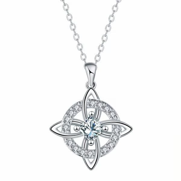 Mystical Birthstone Witches Knot Necklace – 🔮💞Protect Your Loved Ones