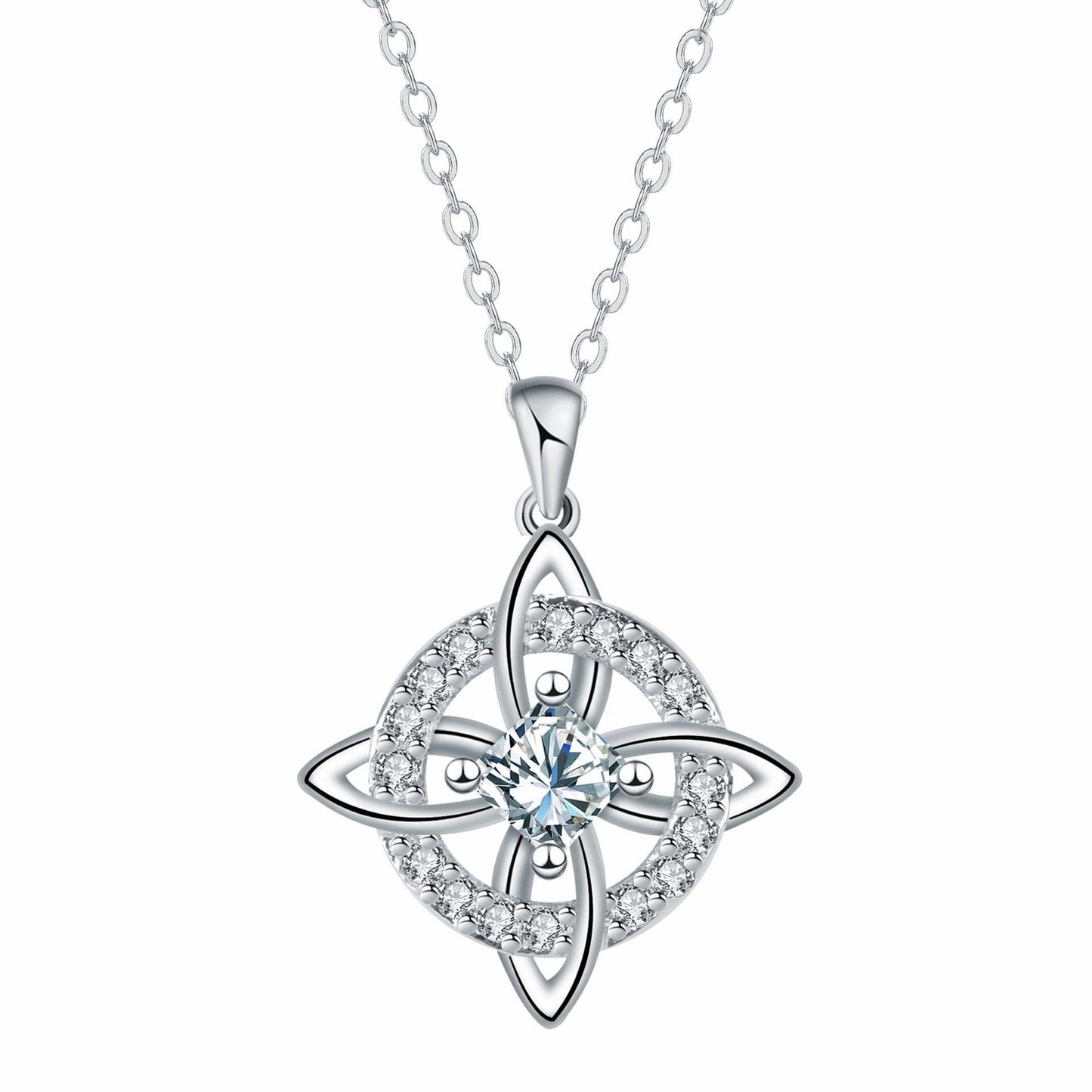 Mystical Birthstone Witches Knot Necklace – 🔮💞Protect Your Loved Ones